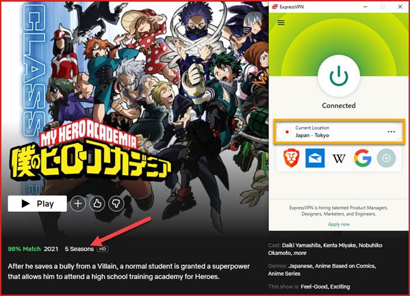 Learn How to Watch My Hero Academia all 5 Seasons on Netflix - Unblock